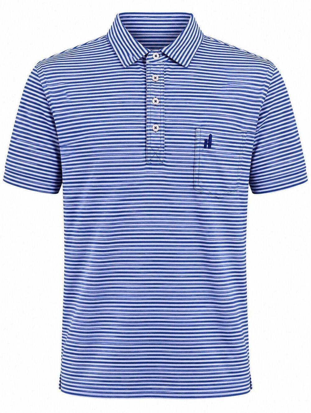 johnnie-O Hangin’ Out XXL Blue Stripe Polo Golf Resort Shirt